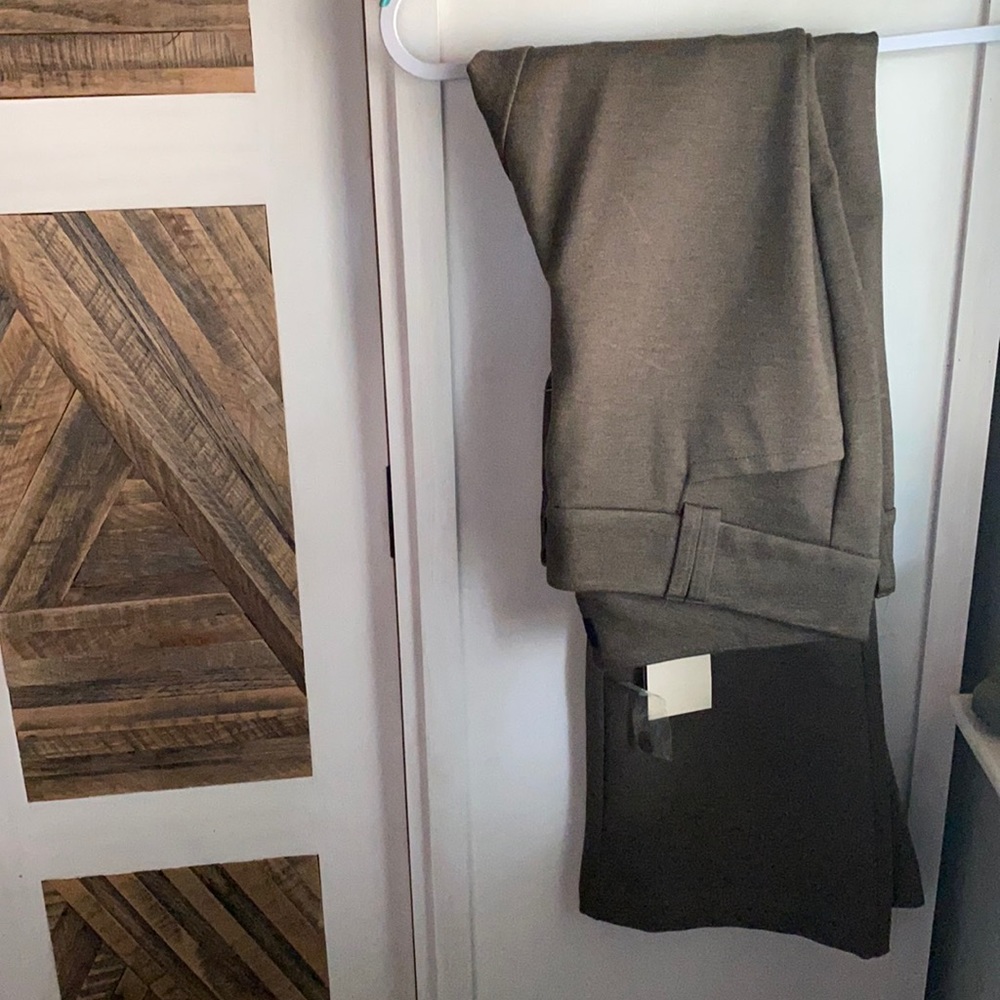 BROWN PONTE TROUSER PANT!     P 1 - 25